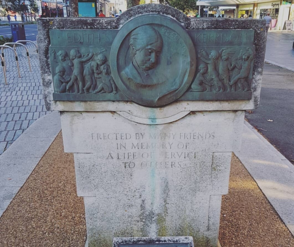 Monument to Edith Kerrison