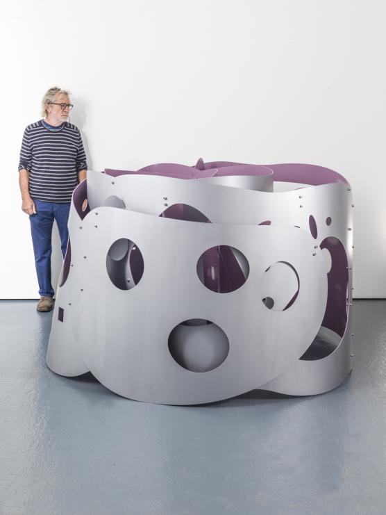 Jeff Lowe, Ottone's Aria, Painted Aluminium, Unique