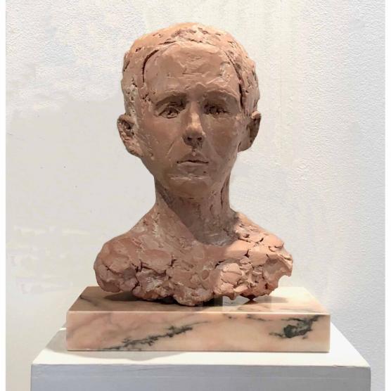 Sculpture in FACING FORWARD at Parndon Mill Gallery by Christy Symington