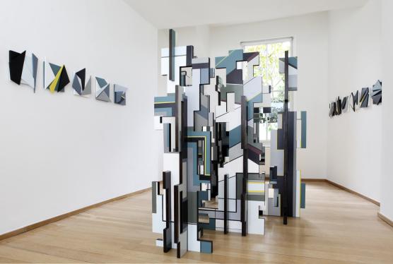 Lisa Traxler BLAST WALL exhibition showing Ghost sculptures at The Foundry Gallery, Chelsea