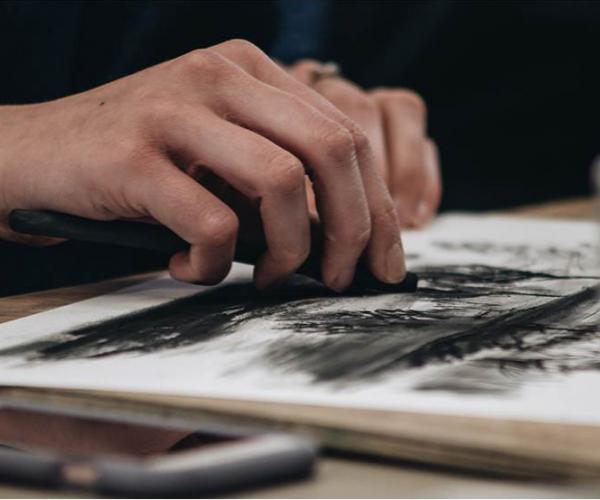 Charcoal drawing workshop
