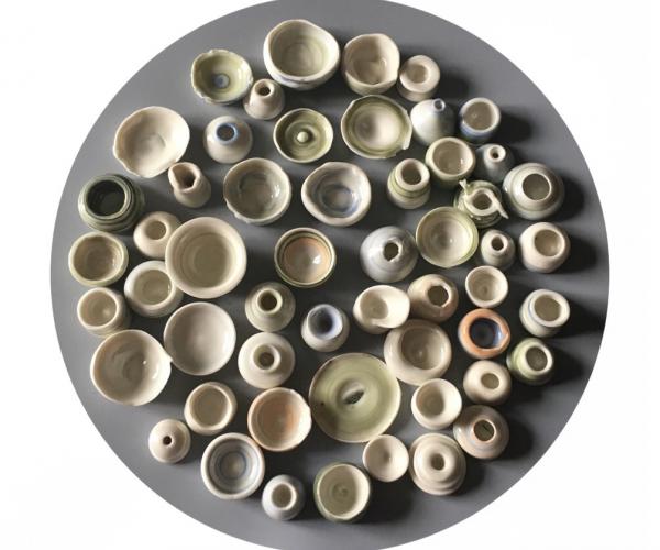 porcelain pots