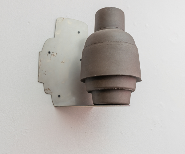 A sculpture at the Royal Society of Sculptors Summer Exhibition 2021