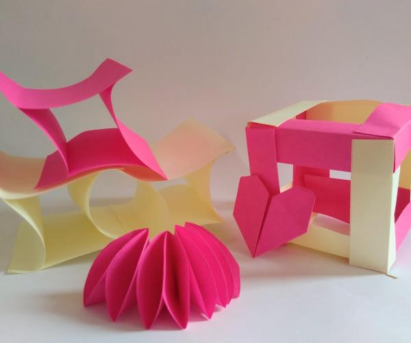 Big Draw 2018 Sticky-note sculptures