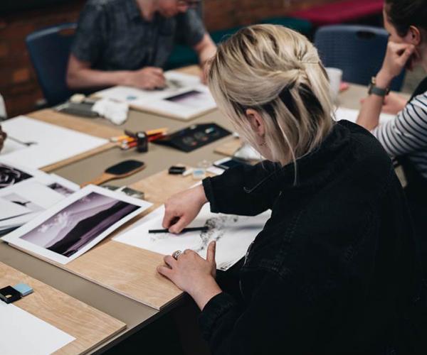 Charcoal drawing workshop