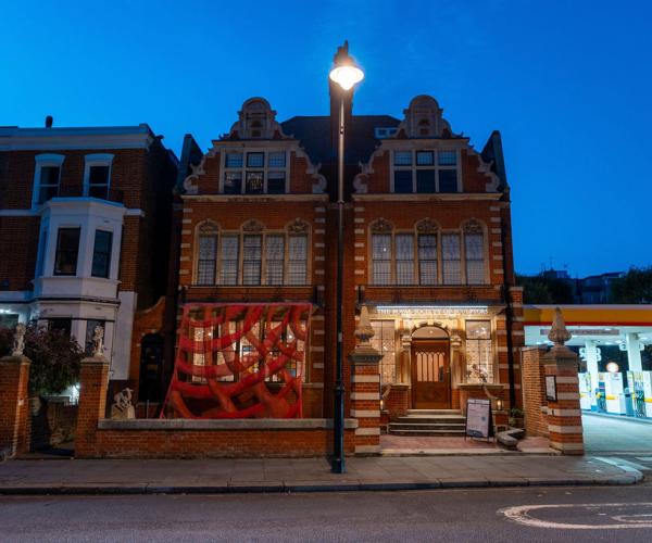 Dora House at dusk