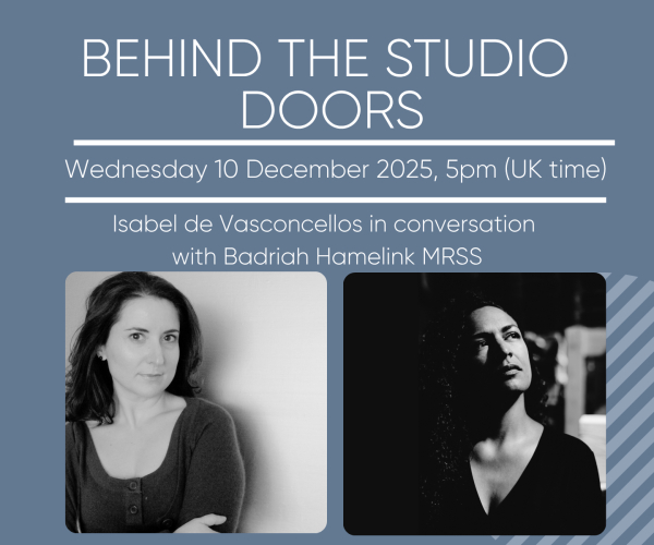 Behind the Studio Doors 10 December 2025 Badriah Hamelink MRSS + Isabel de Vasconcellos