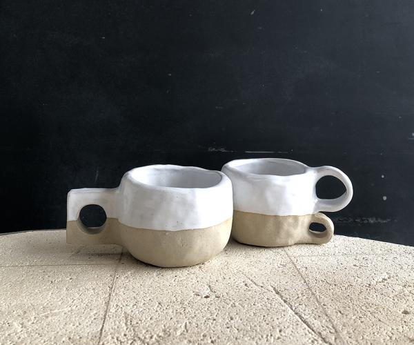 Two ceramic vessels 