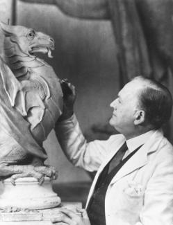 Portrait of sculptor Gilbert Bayes