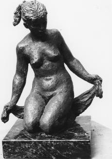 "Bather" sculpture by Karin Jonzen