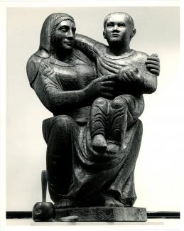 Virgin and Child statue by John Bunting