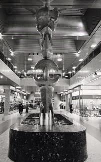 Franta Belsky's Totem (1977) in the Arndale Centre, Manchester