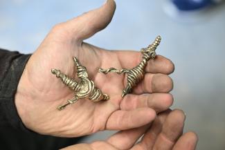 Behind the Scenes at Milwyn Foundry, casting the 10gram challenge 2024