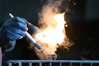 Behind the Scenes at Milwyn Foundry, casting the 10gram challenge 2024