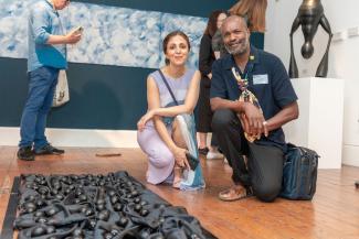 Farnoush Amini and David McAlmont - Summer Show 2024 at Dora House