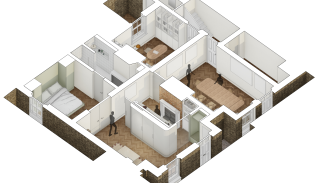 Visual 4 - Dora House, Creating a Home for Sculptors Project
