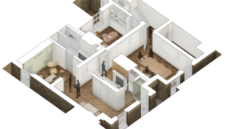 Visual 5 - Dora House, Creating a Home for Sculptors Project