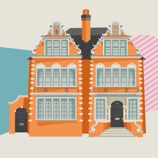 Colourful illustration of Dora House