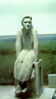Glynn Williams FRSS Sophie Sitting, Hopton Wood Stone 1990.jpg