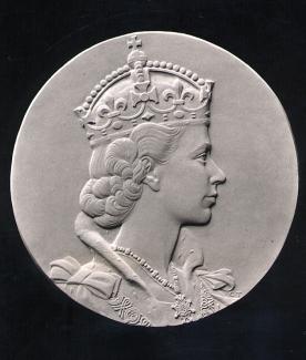 Cecil Thomas OBE FRBS design for the new coinage to mark the coronation of Queen Elizabeth II