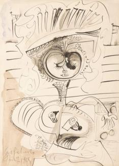 Costerwoman by Ceri Richards 1948 © Estate of Ceri Richards. All rights reserved, DACS 2020
