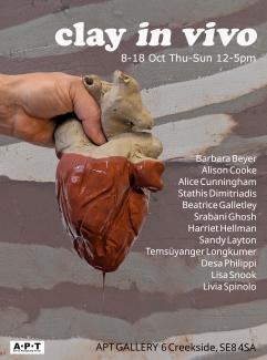 group show with raw clay
