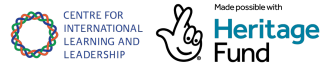 Centre for International Learning & Leadership logo and Made possibly by the National Lottery Heritage Fund logo