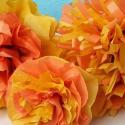 Marigold Paper Flower Making