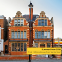 A view of historic building Dora House with the words Summer Show 2026 Back at Dora House in September
