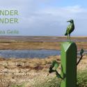 WONDER WANDER sculpture exhibition by Andrea Geile in the grounds of the Scottish Ornithologists' Club in Aberlady, Scotland.