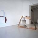 Installation view in front gallery. Left: Duomo by John Robertson, Right: Ensemble by Emily Motto