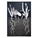 Unearthed Mycelium, ceramic frieze