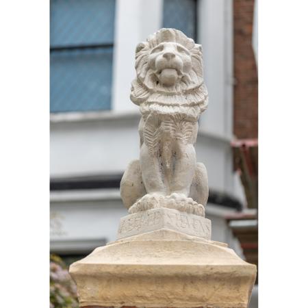 Dora House Lion Statue - After