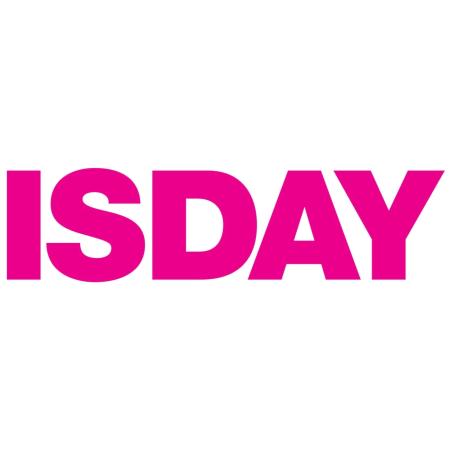 Pink International Sculpture Day logo reading "ISDAY"
