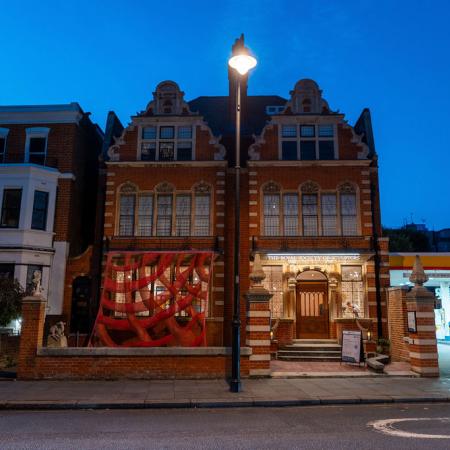 Dora House at dusk